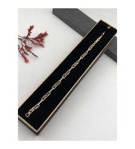 Çelik Kadın Bileklik Altın Renk Xuping Şıklığın Tamamlayıcısı 14 K Gold Renk 17+2 Cm kutulu Renk Atmaz