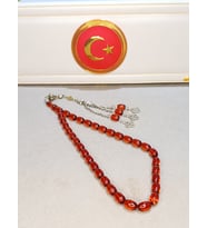 ATEŞ KEHRİBAR TESBİH USTA YAPIMI
