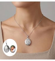 eJOYA Kişiye Özel Anka Kuşu Gizli Resimli Taşlı Kolye 116644