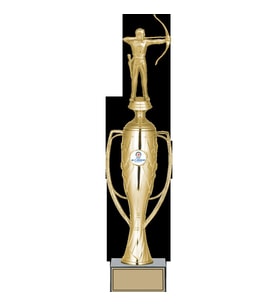 ODAK KUPA - Figürlü Kupalar - Okçu Figürlü Kupalar FG-026 A - 45 cm