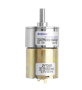 ZGA37RG 12V 37mm 100Rpm Redüktörlü DC Motor Metal Dişli Yüksek Tork Kuvvet Robot Oyuncak RC Araba