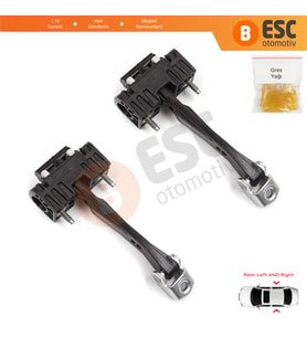 Peugeot 508 MK1 2010-2018 9670519680 İçin 2 EA Arka Sağ ve Sol Kapı Gergi Yayı