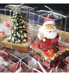 2 ADET YILBAŞI MUMU NOEL BABA MUMU + ÇAM AĞACI MUMU GERÇEK MUM YILBAŞI SÜSLERİ ÇAM AĞAÇLI MUM