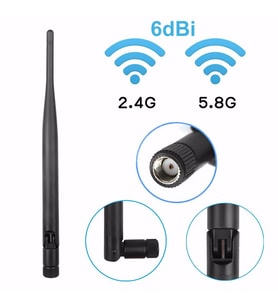 6dBi RP SMA Erkek Anten 2.4GHz 5.8GHz RF Gsm Wifi Sinyal Kuvvetlendirici Anten 2G/3G/4G LTE FPV Drone
