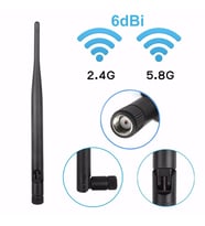 6dBi RP SMA Erkek Anten 2.4GHz 5.8GHz RF Gsm Wifi Sinyal Kuvvetlendirici Anten 2G/3G/4G LTE FPV Drone