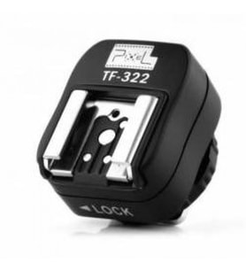 Nikon Flaşlar İçin Hot Shoe Converter Adaptör Pixel TF-322 (Siyah)
