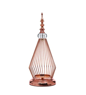 Vitale Prizma Dekoratif Mumluk Bronz 15x14x37 cm AK.JE0069
