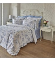Karaca Home Parisien Mavi Çift Kişilik Percale Nevresim Takımı