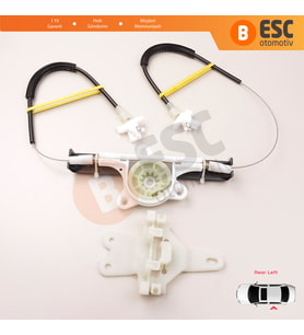 Nissan Terrano MK2 R20 1992-2007 27012X400 İçin Elektrikli Arka Sol Cam Kriko Tamir Seti