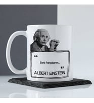 Albert Einstein Esprili Kahve Kupası