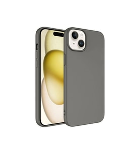 Apple iPhone 15 Uyumlu Kılıf Zore LSR Lansman Kapak (Koyu Gri)