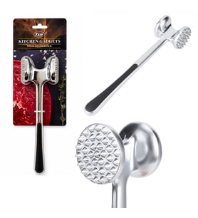 ÇİFT BAŞLI - KOMPLE METAL PASLANMAZ ÇELİK ET DÖVECEK (5343)