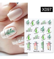 Su transferli nail art sticker X097 (52340-17)
