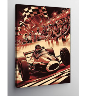 Kanvas Tablo Formula 1 Yarışı