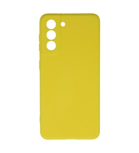Samsung Galaxy S21 Kılıf Nano İçi Kadife Silikon - Sarı
