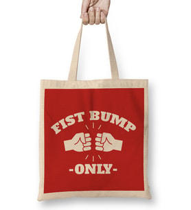 Fist Bump Only Bez Çanta Uzun Saplı