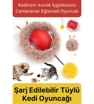 Özel Üretim Yumuşak Küçük Boyutlu Şarj Edilebilir Etkileşimli Eğlenceli Yuvarlanan Kedi Top Oyuncağı
