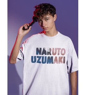Naruto Uzumaki Sırt Baskılı Unisex Oversize Anime Tişört