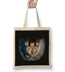 Anime Wings Of Freedom Bez Çanta Uzun Saplı