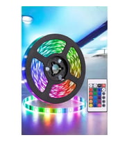 Mey İthalat® 5 Metre Şerit Led RGB Işıklı Kumandalı Güç Adaptörü Her Ortama Uygun