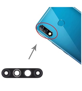 Infinix HOT 8 Arka Kamera Camı Lens Yapışkanlı