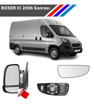 Peugeot Boxer 3 Kasa Sağ Dış Ayna Alt Küçük Camı Yolcu Tarafı