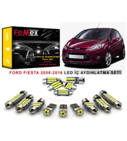 Ford Fiesta LED İç Aydınlatma Ampul Seti FEMEX Parlak Beyaz
