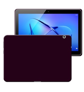 Huawei MediaPad T5 10,1 inç Rubber Yıkanabilir Silikon Kılıf (Mor)