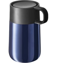 Impulse Travel Mug Termos Bardak, 300 ml, Paslanmaz Çelik, Otomatik Kapaklı, 360° İçim Özellikli, Seyahat Kahve Bardağı, İçecekleri 6 Saat Sıcak ve 12 Saat Soğuk Tutar, Mavi
