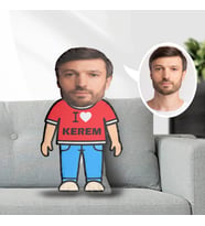 Kişiye Özel Fotoğraflı Şekilli Bebek Yastık Oyuncak