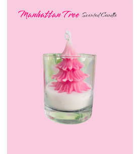 Manhattan Tree Scented Candle/ Dekoratif Kokulu Mum (bahar-çam aromalı)