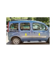 Renault Kangoo Uyumlu 2 Yan Kapı Çıtası -2008 Paslanmaz Çelik Parça