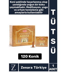 Rahatlama Arınma Dinginlik Meditasyon Yoga Chakra Pozitif Enerji Hoş Kokulu KONİK TÜTSÜ 120 Adet
