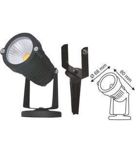 7W ÇİM ARMATÜRÜ YEŞİL  (53-1511)  HS-3832 YEŞİL LED IŞIK