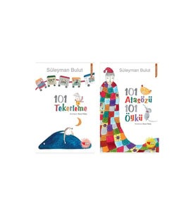 101 Tekerleme + 101 Atasözü 101 Öykü- 2 Kitap Set - Iş Bankası Özel Set 101 Tekerleme Kitabı