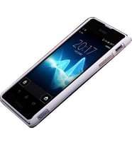 Nillkin Xperia TX LT29i ile Uyumlu Sert Kauçuk Kılıf Beyaz