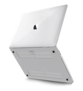 Newface Macbook Pro 13 2021 Uyumlu Premium Darbe Emici Buzlu Kapak - Şeffaf