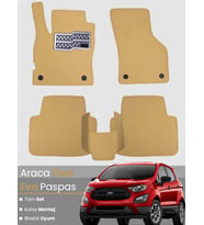 FORD ECOSPORT (2013-2024) Uyumlu EVA Paspas Tam Set–Araca Özel,Su Geçirmez,Kolay Montaj