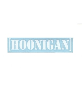 Hoonıgan Sticker Beyaz - Oto Sticker