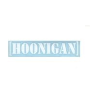 Hoonıgan Sticker Beyaz - Oto Sticker