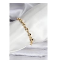 Mey İthalat® 14K Gold Renk Kaplama Kahve Çekirdeği Model CM Kadın Bileklik