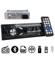 Ayt Carstar CS-107 Çift Usb Sd Hafıza Kartı Fm Radyo Aux Bluetooth Araç Teyibi Kumandalı Oto Teyp 4X60 Watt Dijital