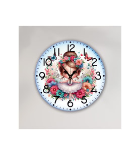 bilge Tasarım Çocuk Odası Duvar Saati 30 x 30 CM (Karışık)
