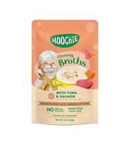 Moochie Parça Ton Balığı Ve Somonlu Tahılsız Kedi Çorbası 40gr