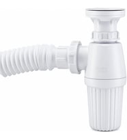 Sifon Körüklü Sökülebilir Tas'lı Temizlenebilir Mutfak Banyo Lavabo Taşı Gider Borusu Plastik 38 cm