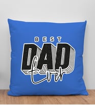 BK Gift Kişiye Özel İsimli Babalar Günü Tasarımlı Mavi Kırlent Yastık-3 Babaya Hediye, Ev Dekorasyonu, Babalar Günü Hediyesi