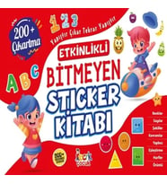Etkinlikli Bitmeyen Sticker Kitabı