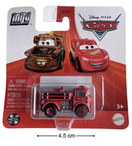 Disney Pixar Cars - Mini Racers - Red Fire Engine - Red Rossa