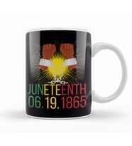 Juneteenth DAY GIFS Kupa Bardak Porselen