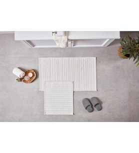 Doquhome Liva Banyo Paspası Krem&Vizon 60x100cm